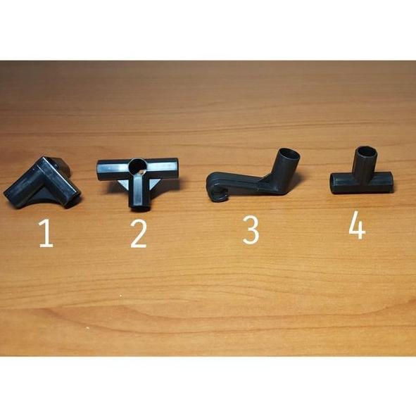 Siku konektor untuk rak sepatu cover / penyambung pipa rak sepatu