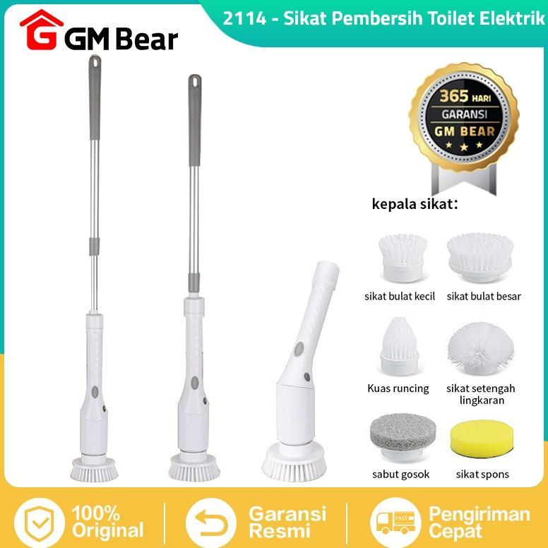 GM Bear Sikat Kamar Mandi Electric 6IN1 2114 AFL - Sikat WC Elektrik Sikat Lantai Kamar Mandi Elektr