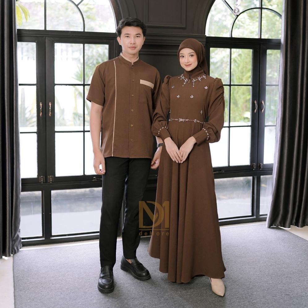 Baju Couple Pasangan - Baju Kondangan Couple Pasangan - Baju Lebaran 2026 Couple Keluarga | Maia