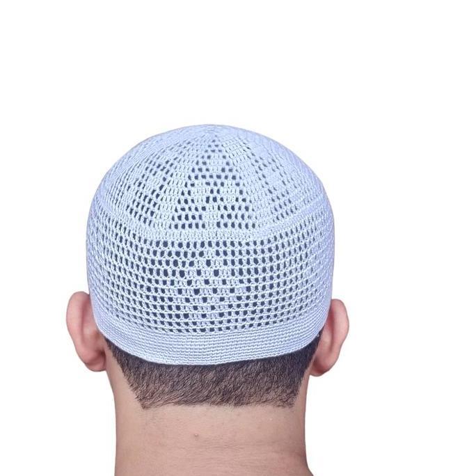 Peci Rajut Madinah Al Muzzammil Motif#7 Muslim Kopiah Songkok Haji Dewasa