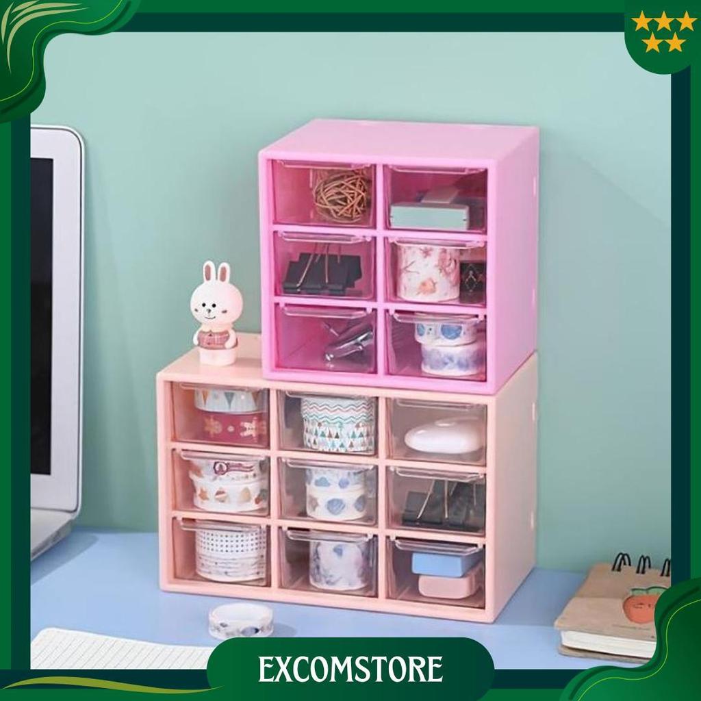 Kotak Laci / Rak Laci Penyimpanan / Laci Mini Serbaguna / Lemari Kotak Perhiasan / Rak Aksesoris Sek