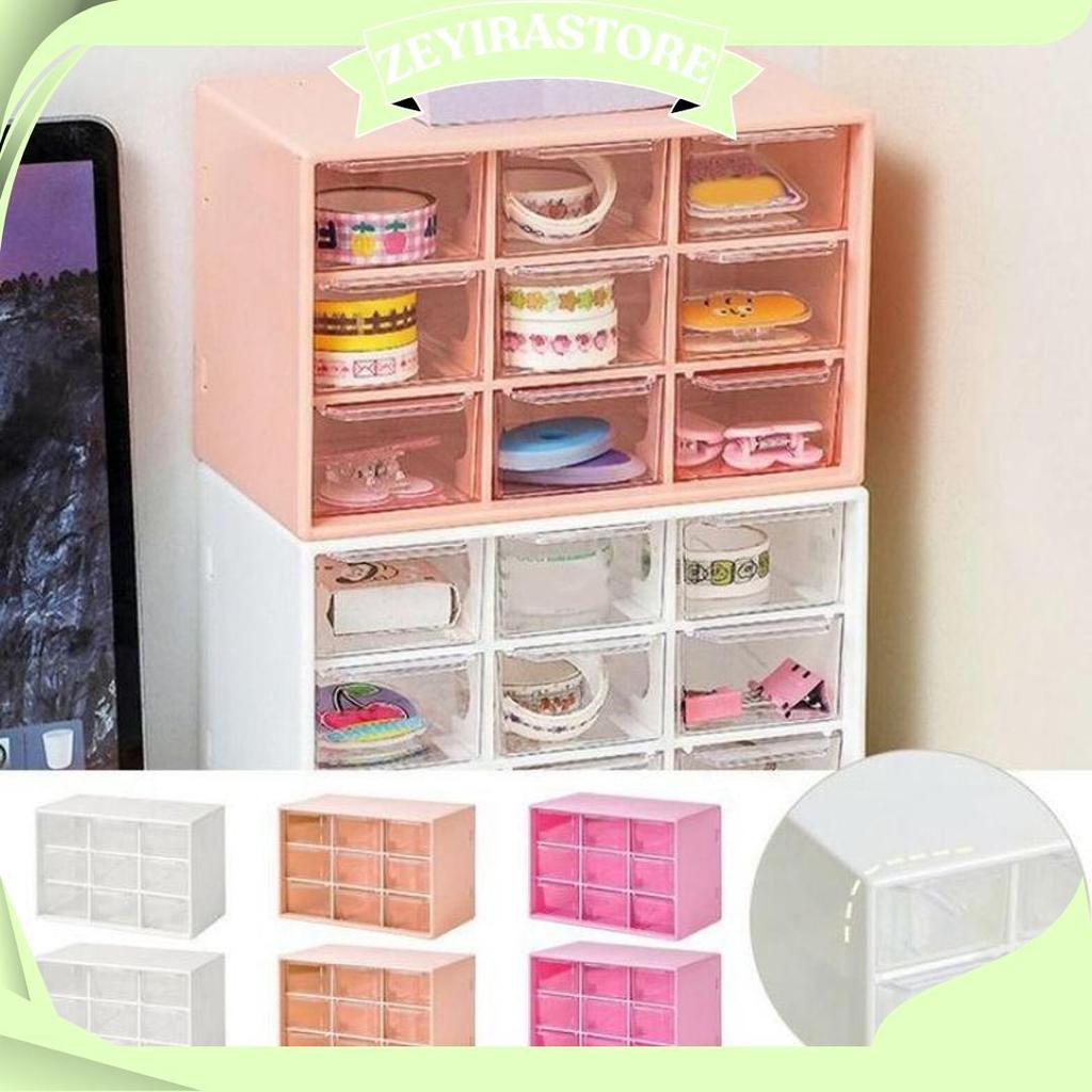 Kotak Laci / Rak Laci Penyimpanan / Laci Mini Serbaguna / Lemari Kotak Perhiasan / Rak Aksesoris Sek