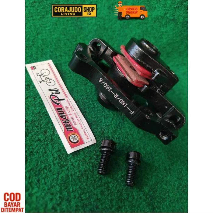 Promo Rem Sepeda Rear Disc Brake Kaliper F180-R160