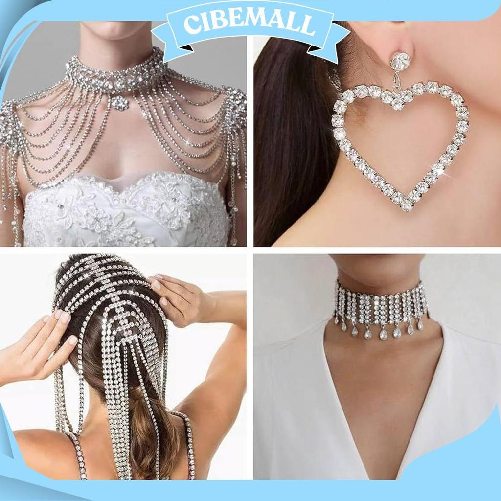 Drill Chain Diamond 1 Yard 91Cm / Diamond Chain String Per Yard / Diamond String Diamond Cangkang Ma