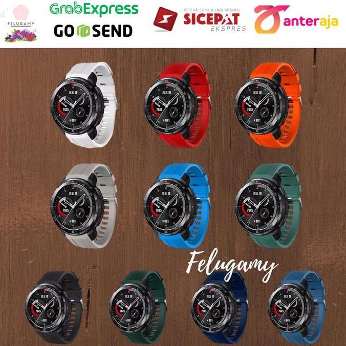 Strap Silikon Smartwatch Huawei Honor GS PRO Tali Jam murah