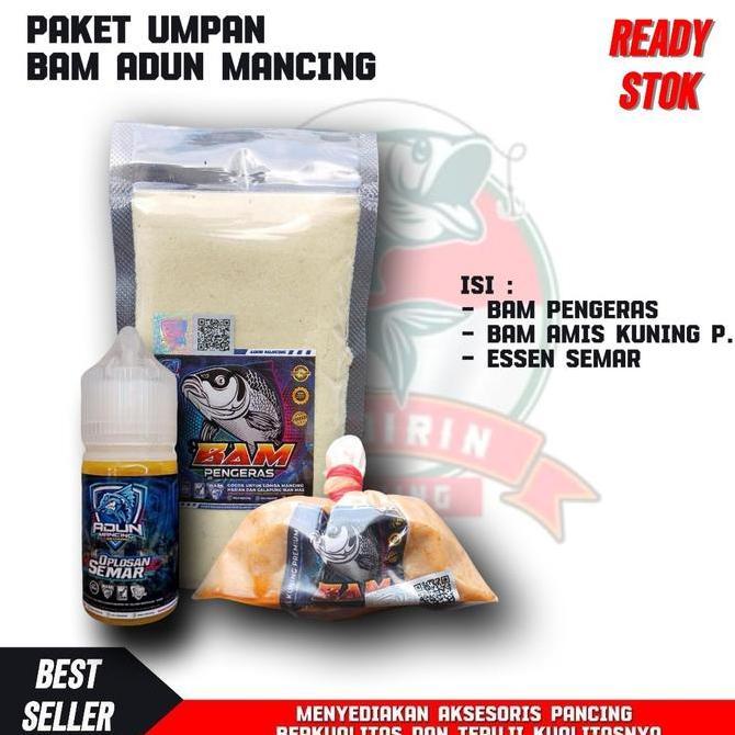 Paketan Semar/Bam Amis Kuning Premium Umpan adun mancing