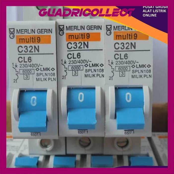 rwet-23 MCB MERLIN GERIN BIRU 2A 4A 6A 10A 16A 20A 25A 32A 40A 63A MULTI9 2 4 6 10 16 20 25 32 40 60
