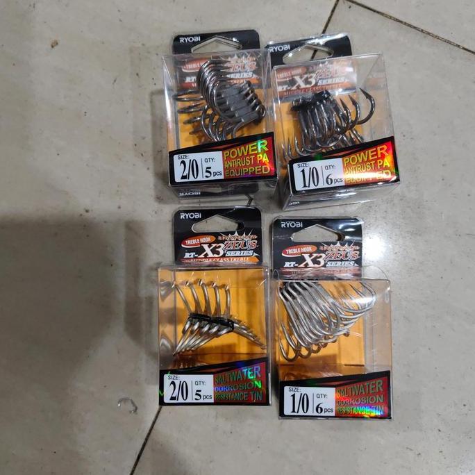 trebel pancing ryobi zeus type x3 kail umpan lure