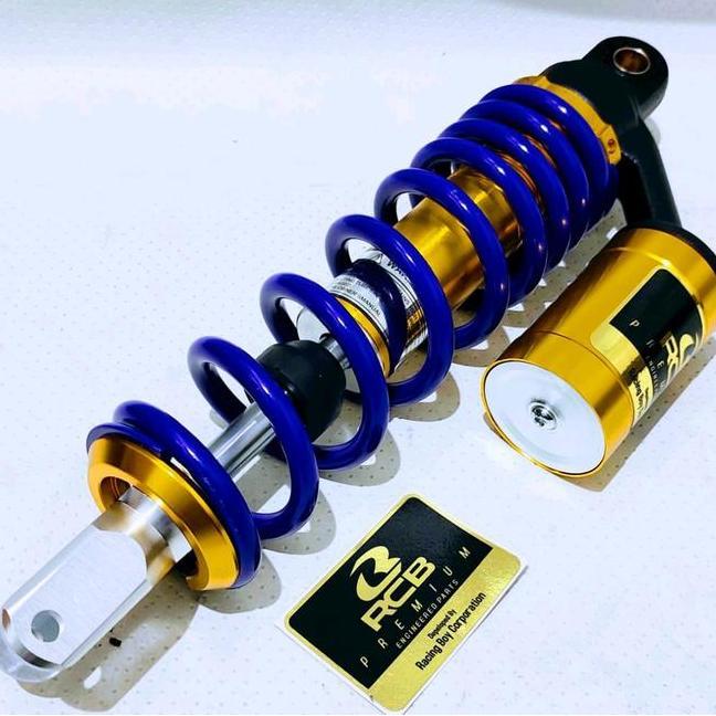 Shobreaker Belakang Tabung Atas Copy Rcb Gp Series 310Mm Putihbisa Untuk Semua Motor Beatvario 110Mi