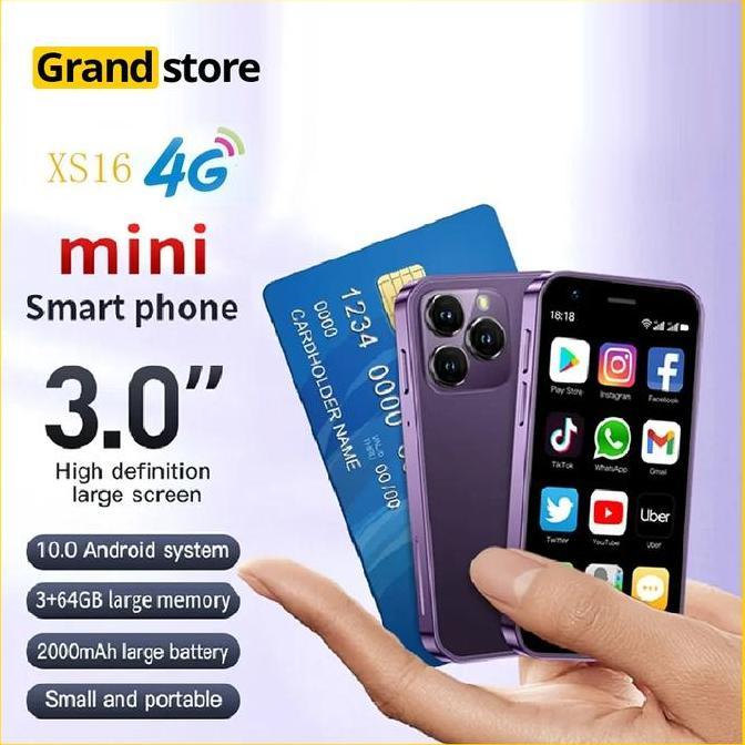 HP MINI ANDROID RAM 12/512G SMARTPHONE JARINGAN 4G GARANSI TERMURAH XS 16 ORIGINAL DAN TERPERCAYA
