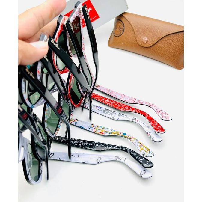 TWO_ONE.ID | New Sunglasses Fashion RB Wayfarer 2140 Size M Kacamata Hitam Pria Wanita Frame Motif L