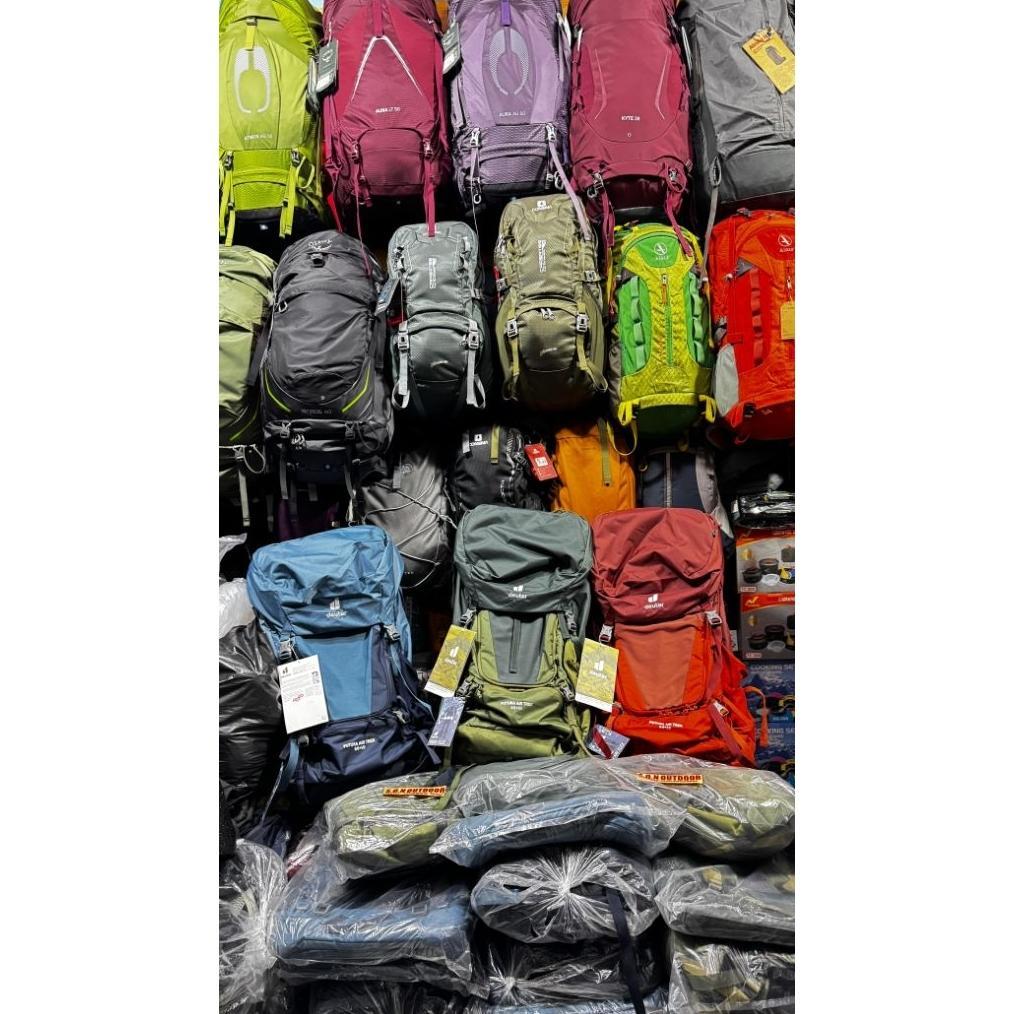 deuter futura air trek 60 plus 10 tas gunung carrier ultralight