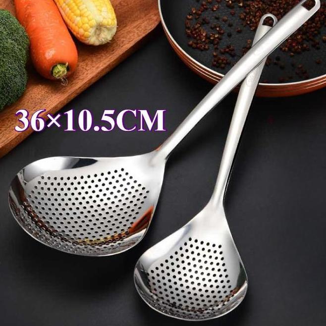Strainer Saringan Sup Sendok Saringan Mie Jumbo Tirisan Sayur Serokan Masak Gorengan Stenlis