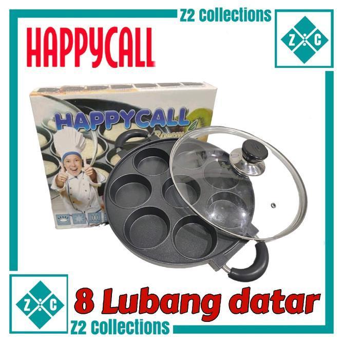 Happy 8 Datar Cetakan Kue Hc Anti Lengket Cake Pan Suggo Loyang Kue Lumpur Martabak Mini Aluminium T