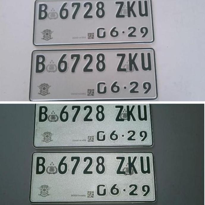 PLAT_NOMOR_MOTOR_REFLEKTIF_BARCODE BAHAN TEBAL