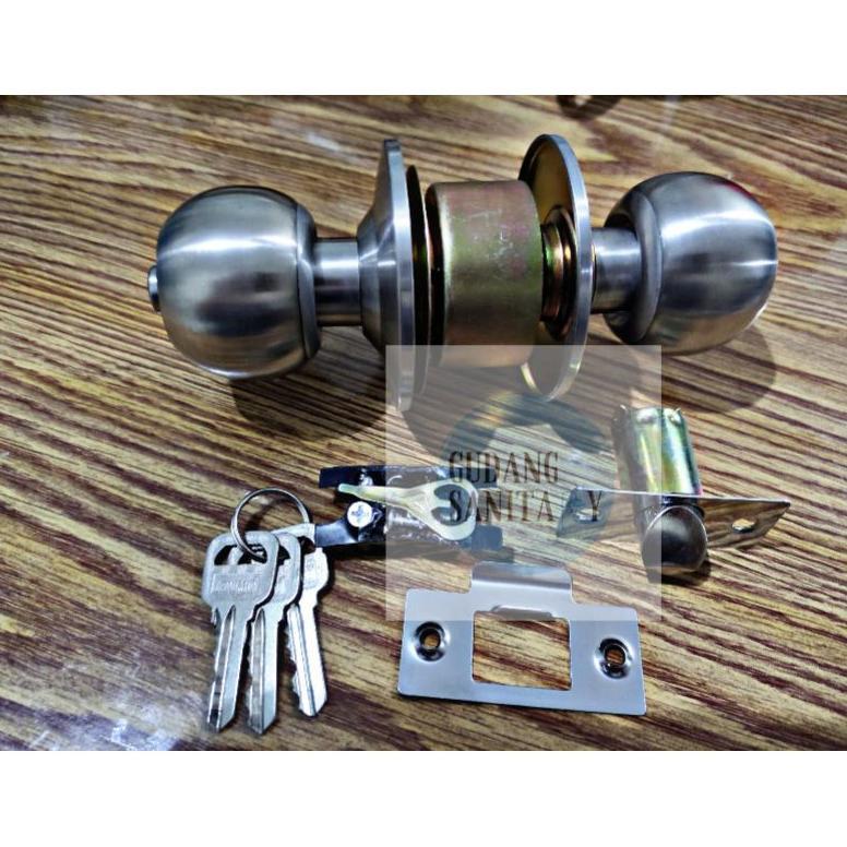 kunci bulat stainless kunci pintu kamar mandi kunci pintu putar handle pintu kamar mandi kunci bulat