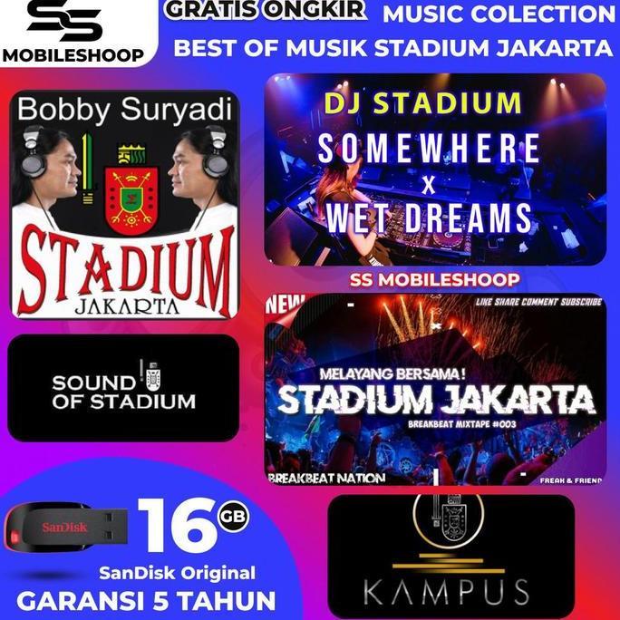 Flashdisk 16Gb isi Best Lagu Stadium Dj Bobby