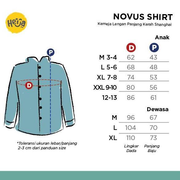 HEIJA | NOVUS BURGUNDY - Kemeja Koko Anak Lengan Panjang Warna MERAH BURGUNDY UNGU Katun - Remaja Ta