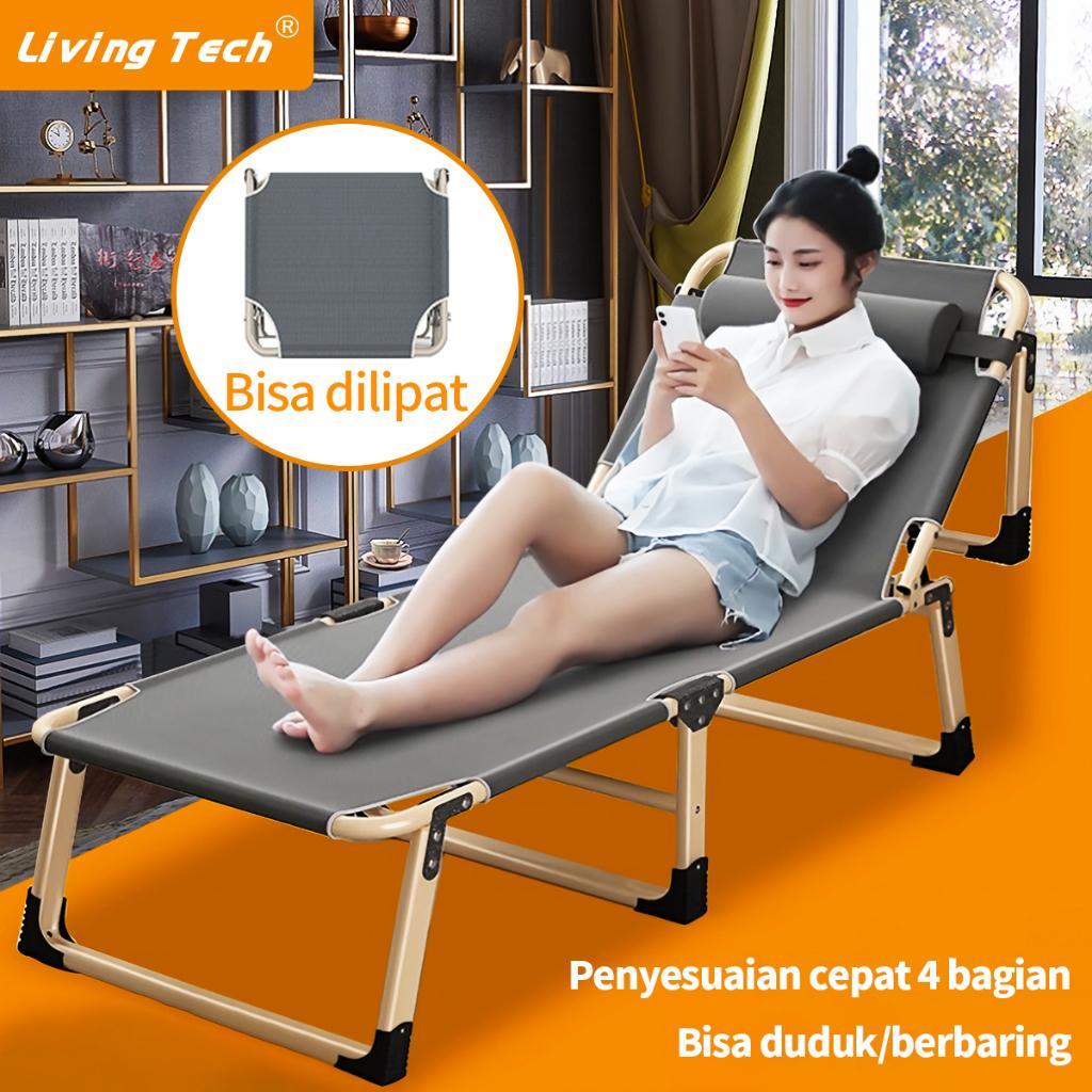 Kursi Lipat Piknik/ Promo Tempat Tidur Lipat/Kursi Malas/Kursi Santai Kasur Lipat Camping Folding Be