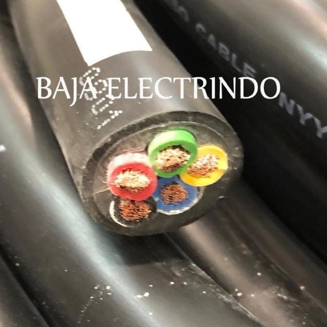 Promo KABEL SERABUT ISI 5 NYYHY 5X16MM MERK 4 BESAR METERAN NYYHY 5X16 Diskon