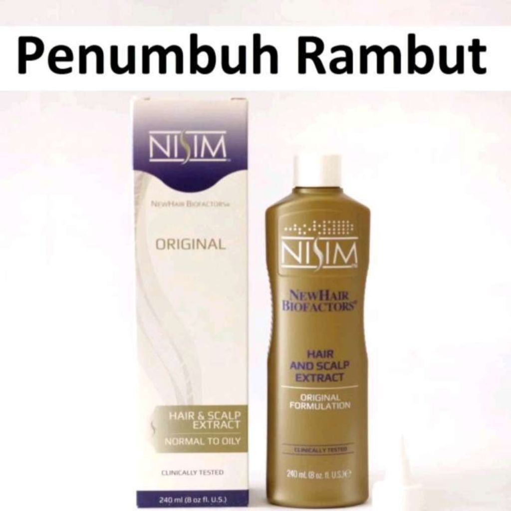 Hair Tonic Nisim Biofactor Normal Minyak 100% Original