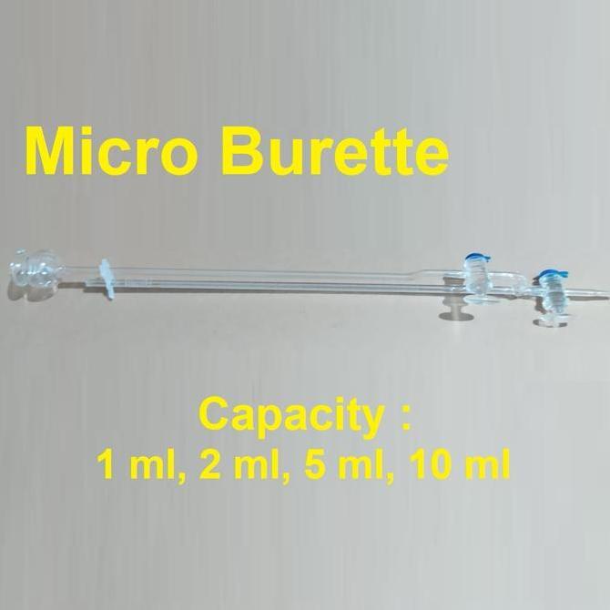 Micro Buret 1 Ml 2 Ml 5 Ml 10 Ml Microburet Mikro Burette Mikroburet Kualitas Terbaik Harga Termurah