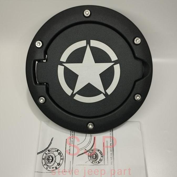 cover tutup tangki bensin jeep wrangler rubicon JK