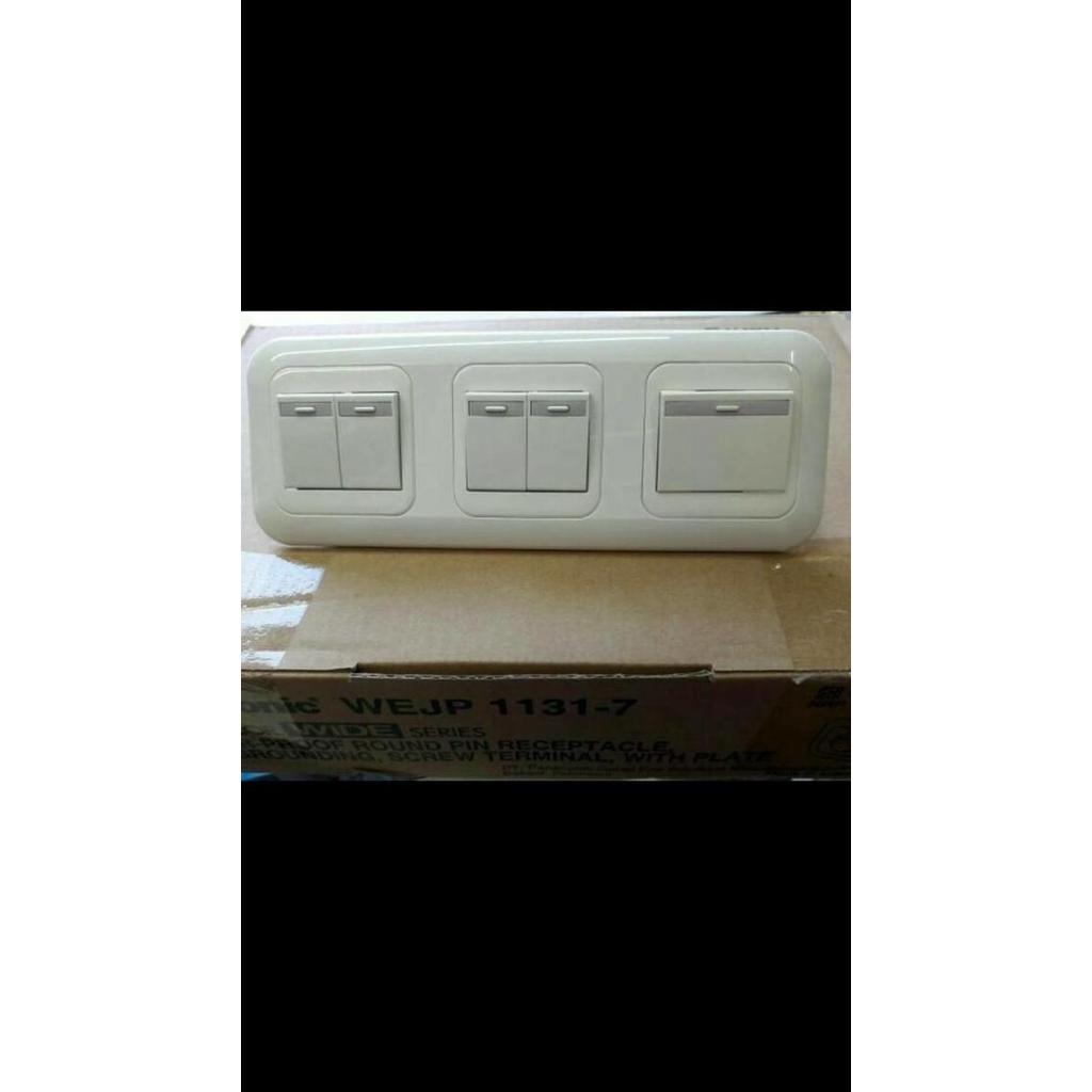 Saklar Panasonic 5 Gang 5Gang Sakelar Switch Lampu Panasonic 5 Gang  Sale
