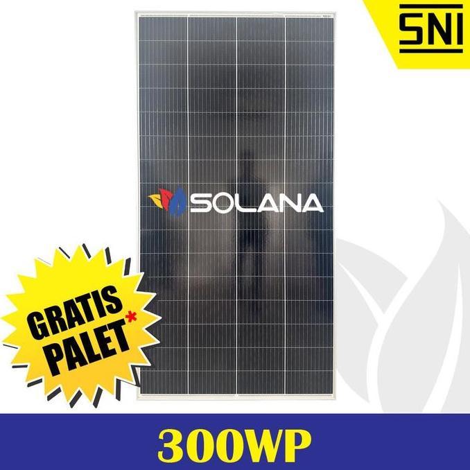 SOLANA SOLAR CELL/PANEL SURYA/SOLAR PANEL MONOCRYSTALLINE 24V 300WP