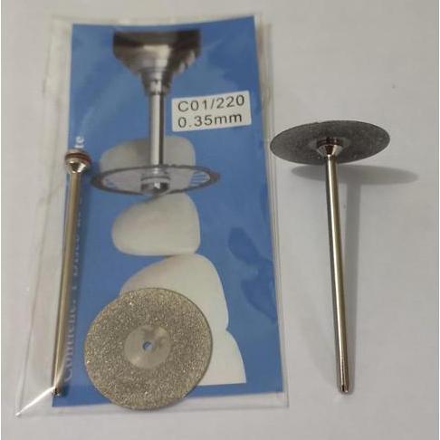 mata bur diamond disk with handle/stick mandrill