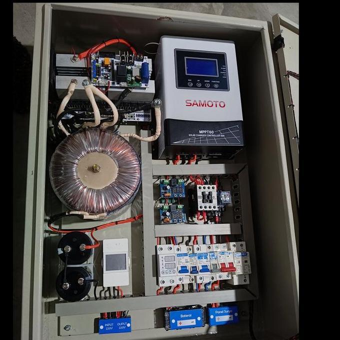 paket box panel PLTS 3000w PSW mppt 60A otomatis panel Surya edisi2022