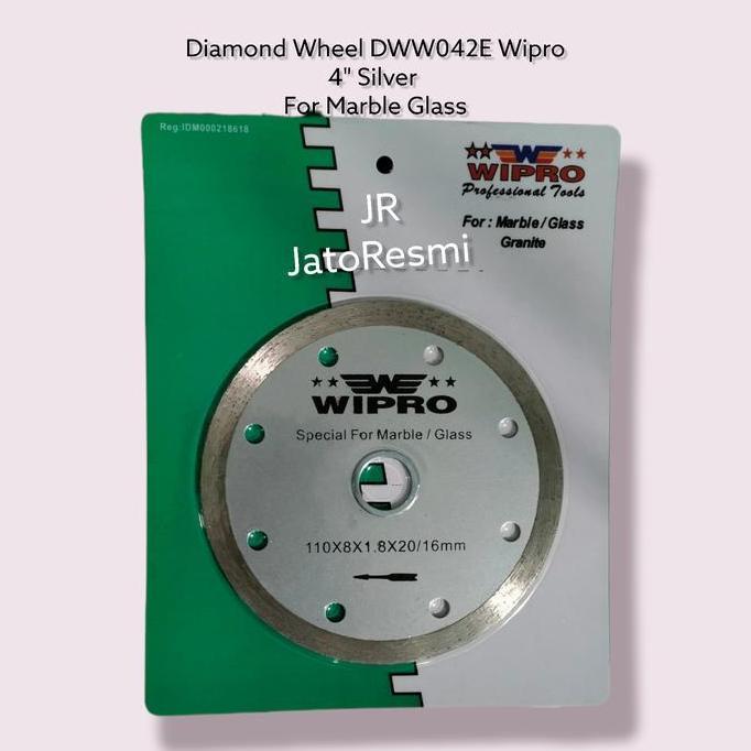 Diamond Wheel Wet DWW041E Wipro Pisah Potong Kaca