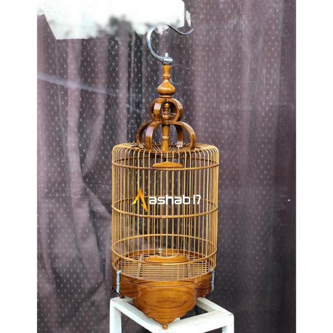 Sangkar Cungkok Kayu Jati (Pleci,Sogon)