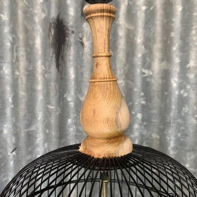 KANDANG / SANGKAR PLECI HELOPET FULL SET TEBOK KAYU