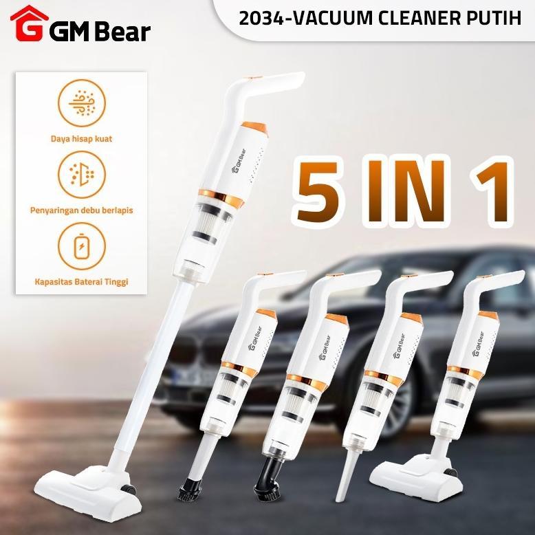 GM Bear Vacuum Cleaner Penyedot Debu Cordless 5 IN 1 2034 - Vacum Cleaner Penyedot Debu Karpet dan K