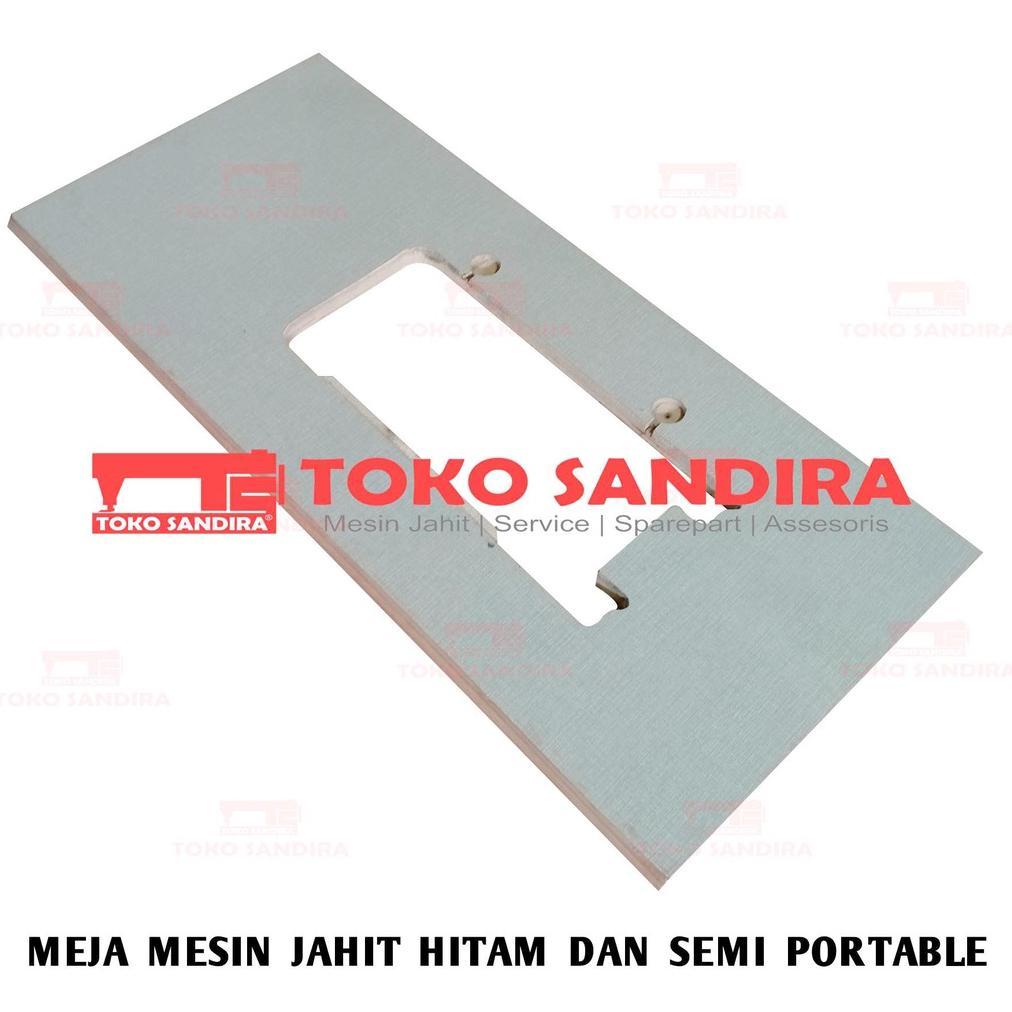 MEJA MESIN JAHIT HITAM/MEJA MESIN JAHIT SEMI PORTABLE