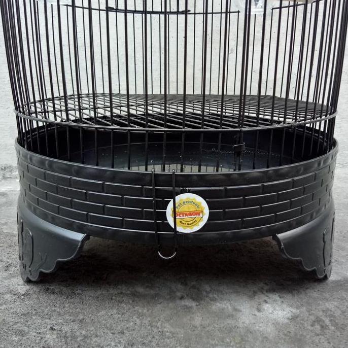 Sangkar Octagon tebok kaki sangkar love bird