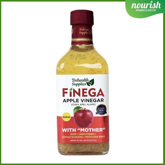 Finega Vinegar Cuka Apel Alami With The Mother Ml