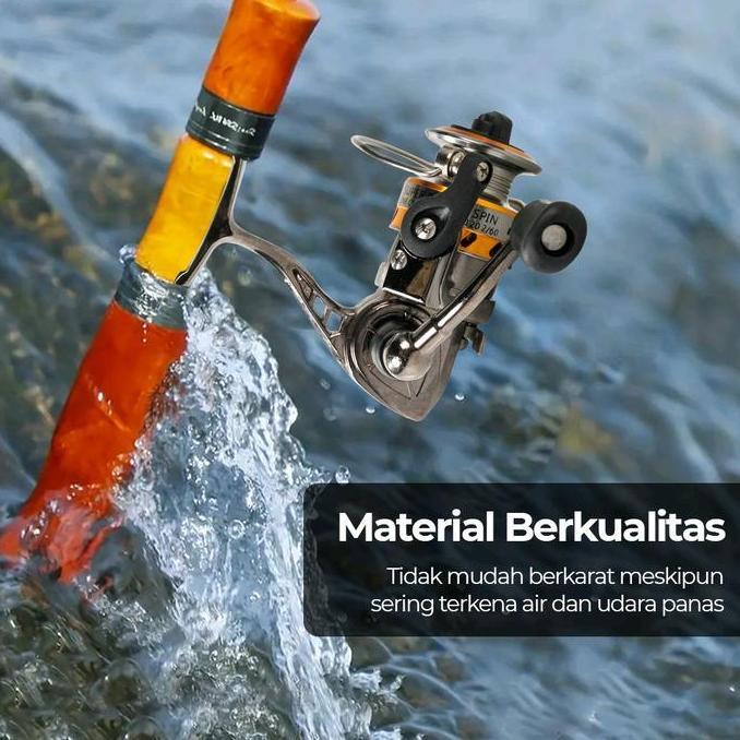 rell pancing mini bahan metal MN100 Reel