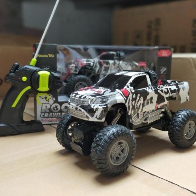 Mainan Anak Mobil Jeep Offroad dengan Remote Control Rock4 Crawler PR17400 Gratis Baterai dan Charge