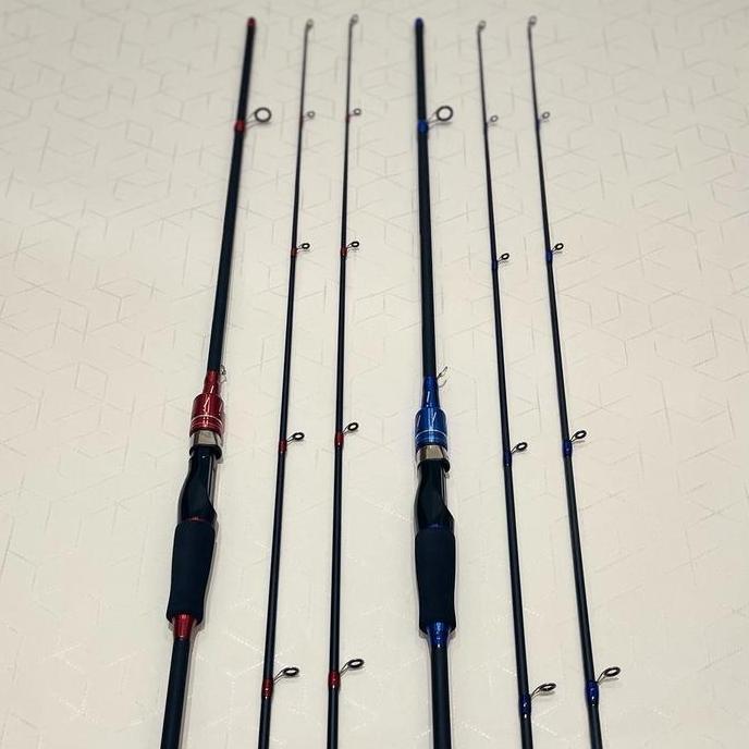 HIVE - Joran Spinning Carbon Solid Augustus II + Bonus 1 Tip Ujung Pancing Ikan