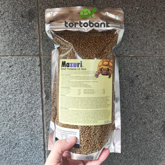 BEBAS ONGKIR - TORTOISE LS SMALL DIET 500 GRAM - PELET KURA DARAT SMALL TORTOISE LS DIET TORTOISE FO