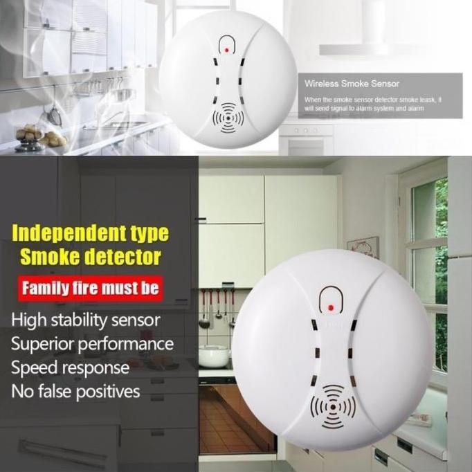 WIRELESS SMOKE DETECTOR ALARM