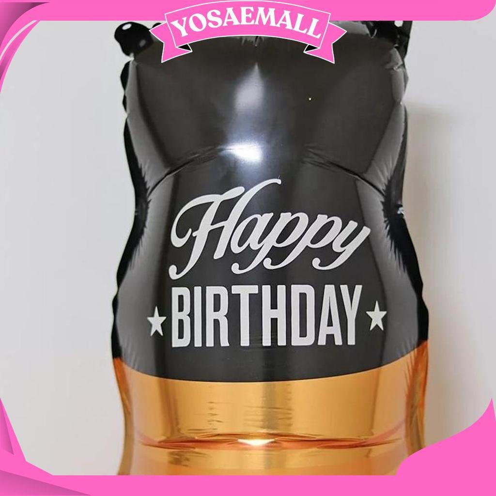 Balon Foil Happy Birthday Botol Whiskey / Balon Foil Botol Wine Perfection Jumbo Zs Promo