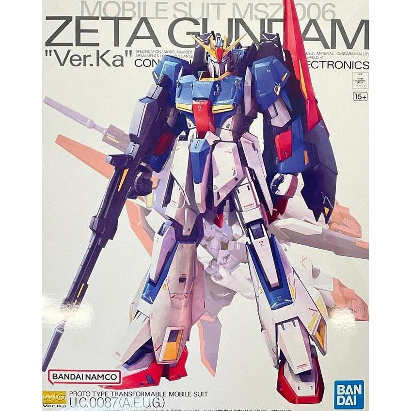 Bandai MG 1/100 Zeta Gundam Ver.Ka Plastic Model