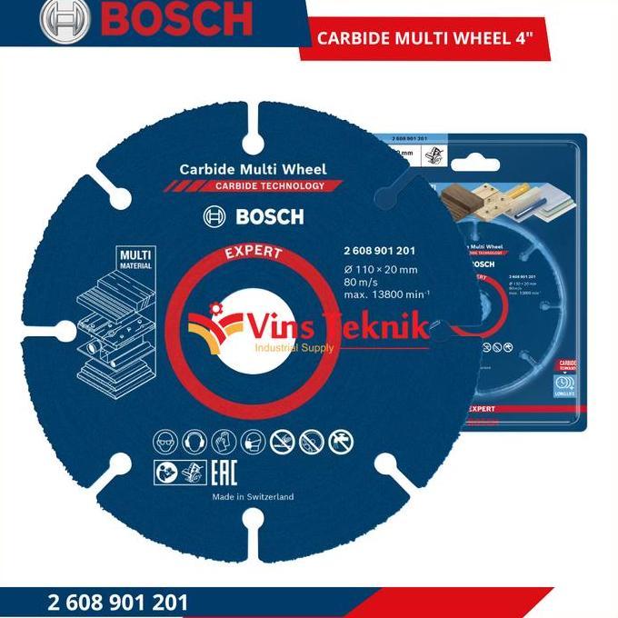 Batu Potong gerinda BOSCH Carbide Multi Wheel Multipurpose 4Inch