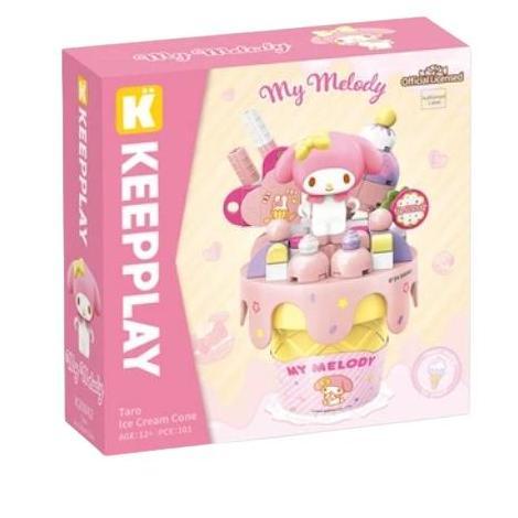 Keeppley Sanrio Marshmallow Ice Cream Cone