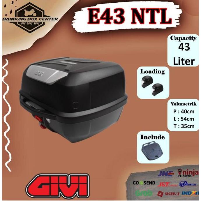 Box Givi E43 NTL Box Motor Givi E43 Box Touring Givi E 43 NTL Box Givi