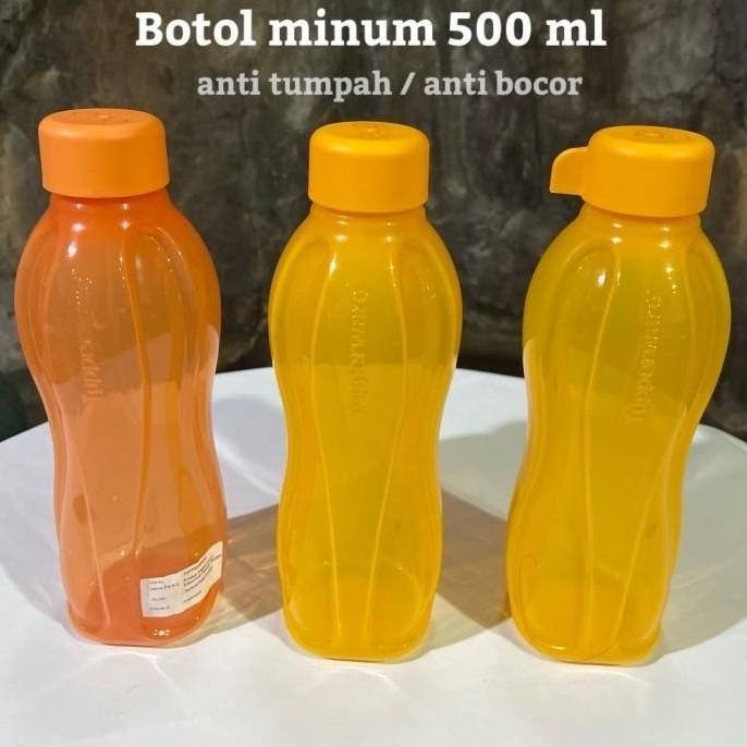 Botol minum Tupperware Eco bottle 500 ml tutup ulir