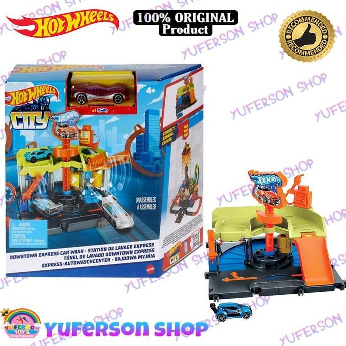 Hot Wheels HotWheels City Downtown Exspress Car Wash New For 2022